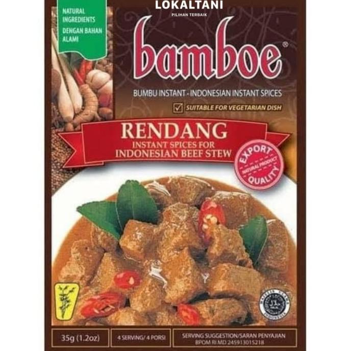 

Bumbu Rendang Instant 35gr / Indonesian Rendang Curry