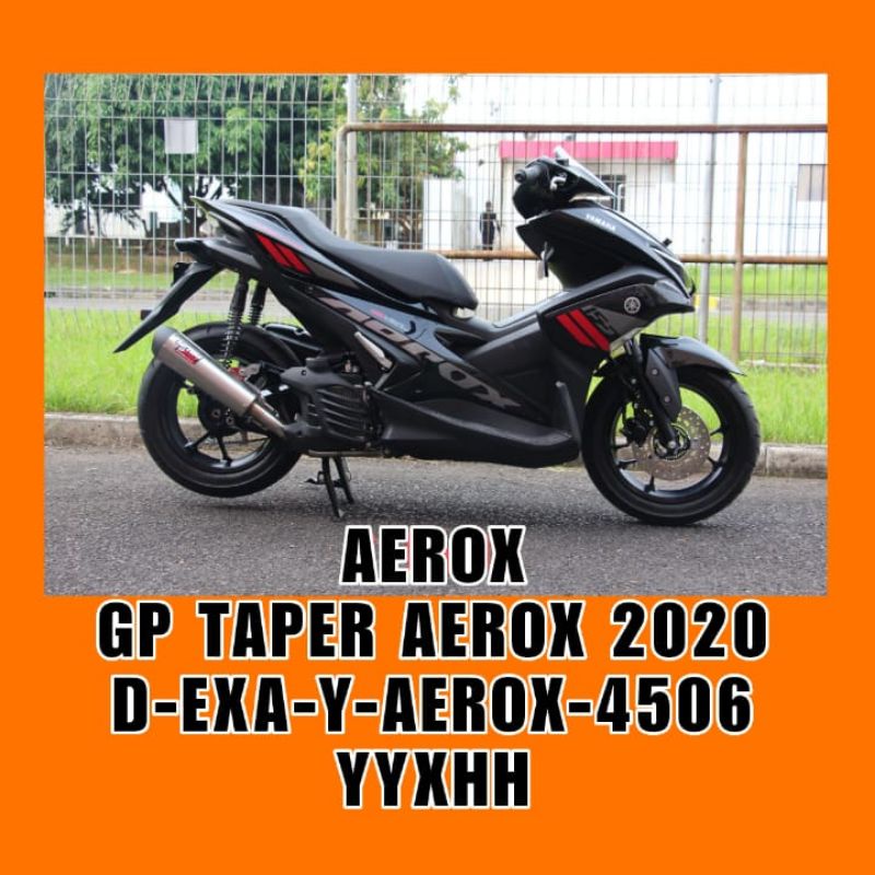 ultra kenalpot daytona Gp TAPER slash Aerox155 original