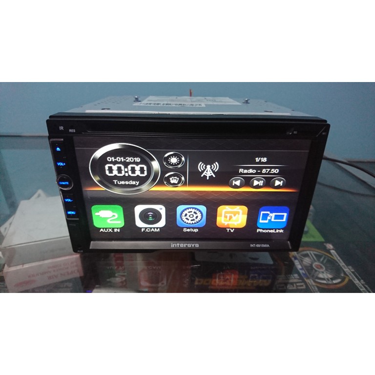 Head Unit Tape Double Din 6.95inch mp4 TV MIRROR LINK INTERSYS INT 6915
