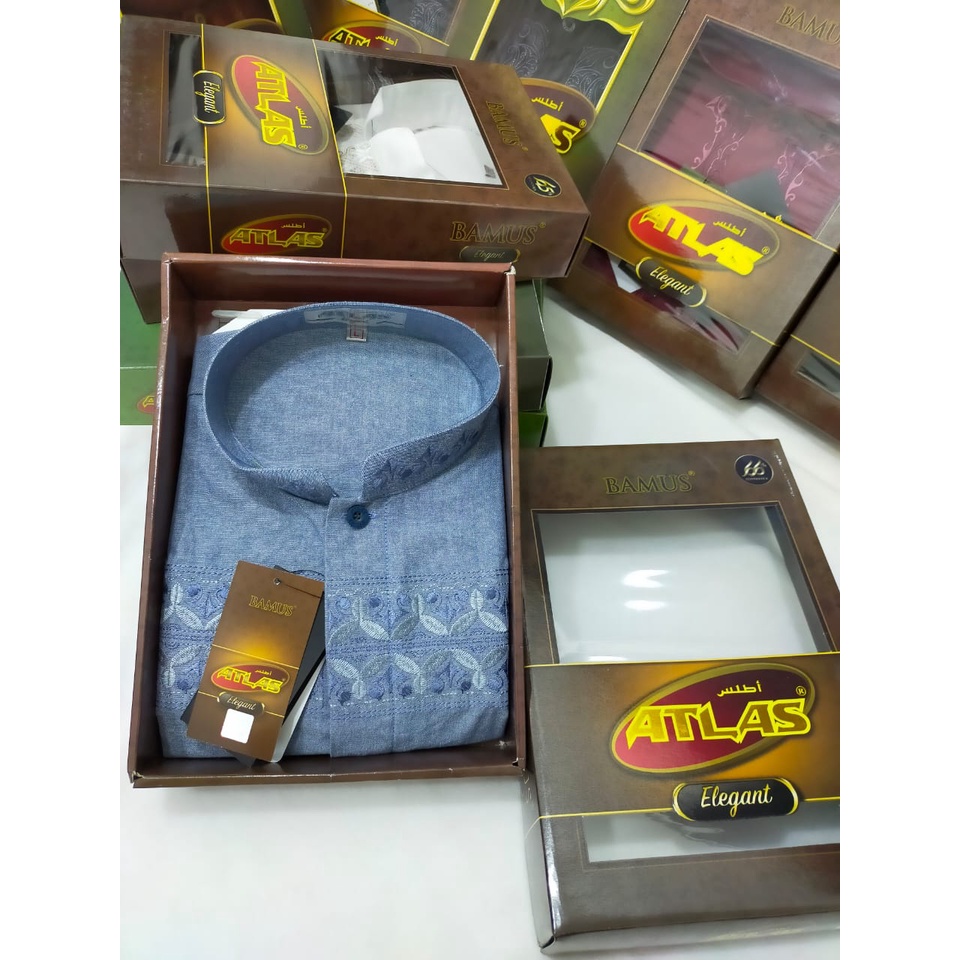 BAJU KOKO LENGAN PANJANG ATLAS ORIGINAL