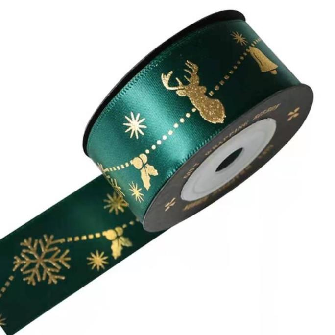 

PITA SATIN MOTIF NATAL PITA KADO NATAL CHRISTMAS RIBBON 2020 BERKUALITAS