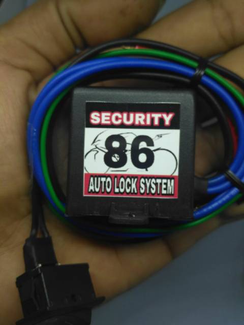 Pengaman Motor Sensor Sentuh Anti Maling timer alarm klakson  Kunci Rahasia-3