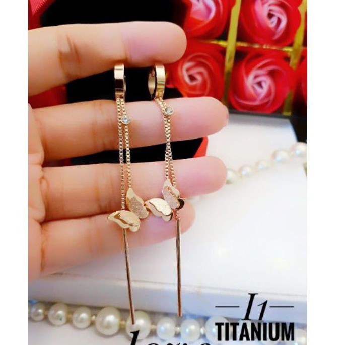 Titanium Anting Wanita Terlaris K11