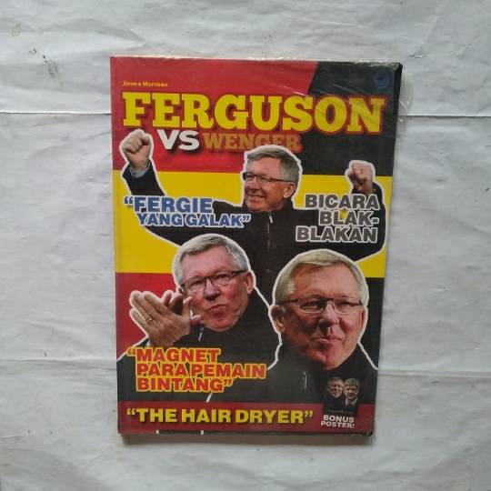 Original bekas mulus FERGUSON vs WENGER Magnet Para Pemain Bintang