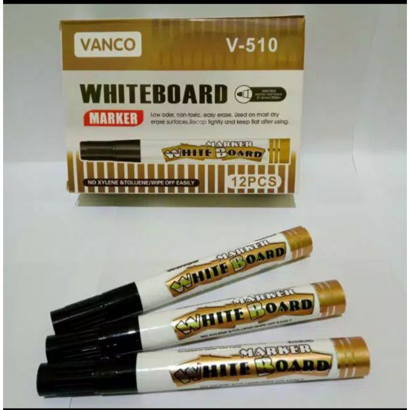 SPIDOL MURAH WHITEBOARD VANCO  V-510 isi 12 pcs