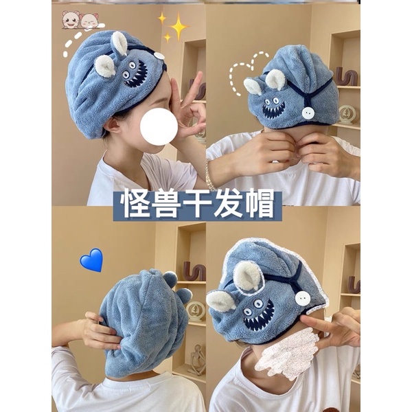 HANDUK PENGERING RAMBUT IMPORT PREMIUM / HANDUK KERAMAS CEPAT KERING / MAGIC TOWEL HAIR / HANDUK RAMBUT / HANDUK KEPALA / HANDUK TURBAN MICROFIBER / HAIR DYRING CAP