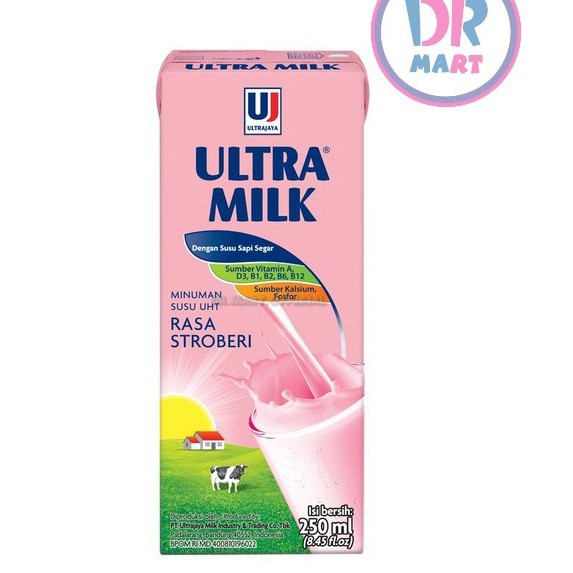 

Ultra Milk Stroberi 250ml