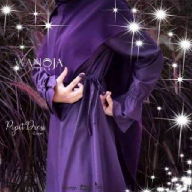 Pipit Dress Toyobo Silk | Original by Wanoja Hijab | Gamis Busui Friendly