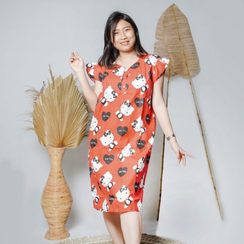 DASTER Singlet KARAKTER - HK Onde / Daster Pendek/ Baju Tidur / Daster Karakter / Baju Santai