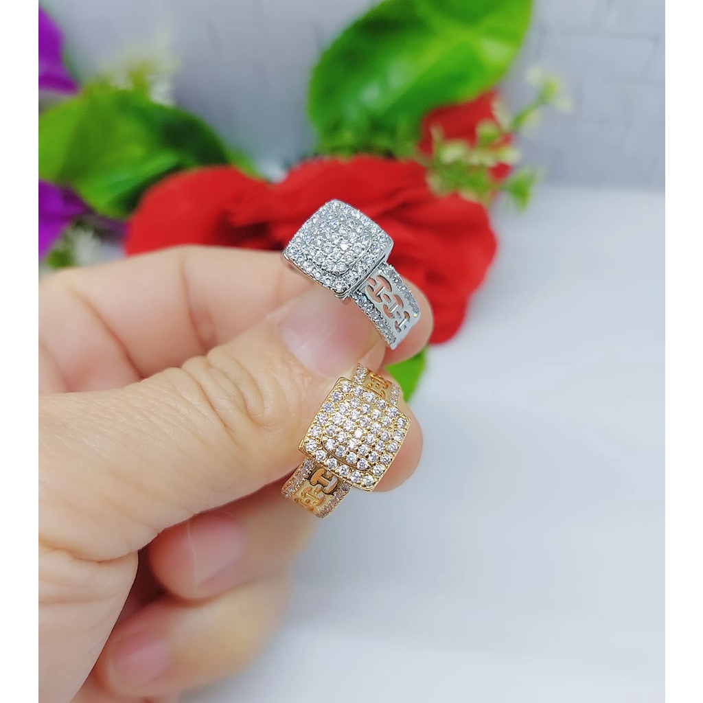 Cincin Xuping Permata Lapis Emas 85A-86A