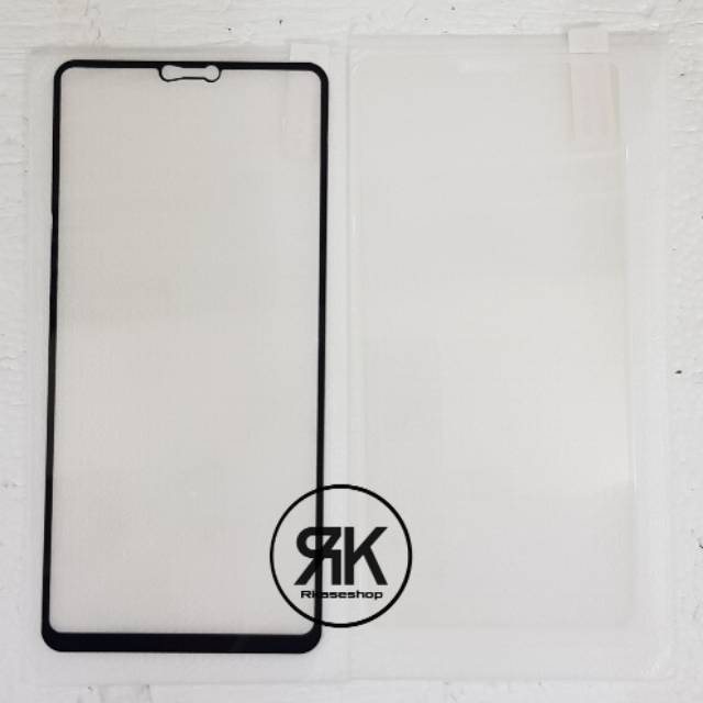 Tempered glass Oppo F7 list warna screen guard anti gores kaca