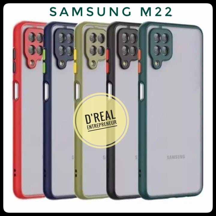 SoftCase / Case Samsung M22 Dove Matte Transparan Slim Fuze My Choice