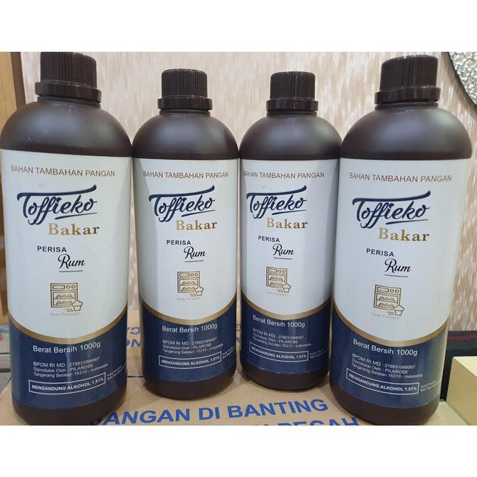 

RUM BAKAR/RHUM/PERISA BAKAR TOFFIECO (ALCOHOL) KEMASAN 1KG - MURAH !! GRATIS ONGKIR Kode 153