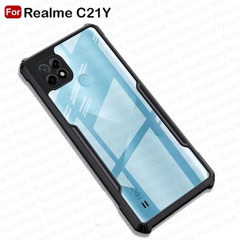 REALME C21Y C25Y C25 C25S CASE SHOCKPROOF HARDCASE FUZE CLEAR BUMPER CRACK BENING TRANSPARAN CASING PROTECT CAMERA COVER PELINDUNG KAMERA