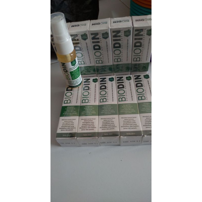 BIODIN SPRAY 20ml OBAT SCADIX, JAMUR KUDIS ANJING DAN KUCING