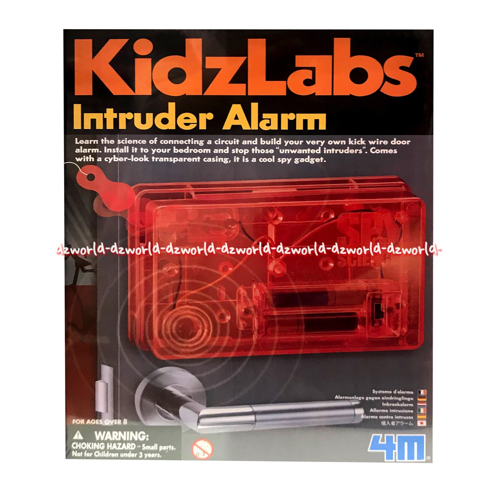 Kidzlabs Intruder Alarm mainan anak membuat alarm pintu sendiri dengan menghubungkan sirkuit listrik