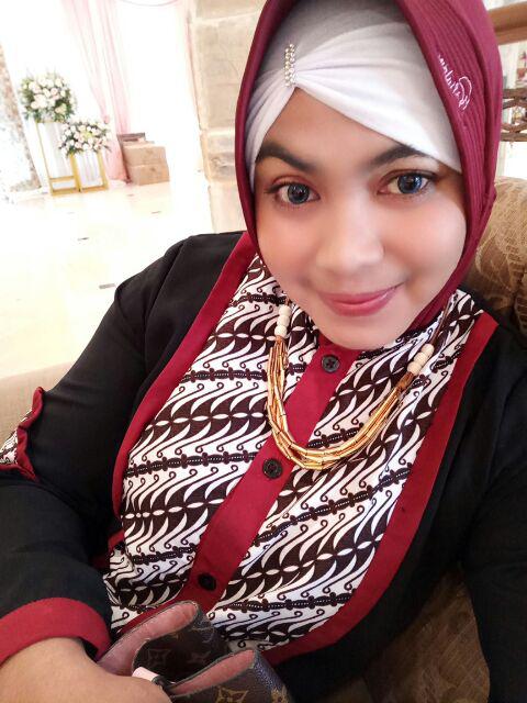 Gamis Vihan Batik Solo Fashion Wanita Gamis Batik Modern Dress Batik Kombinasi Ori By Svj