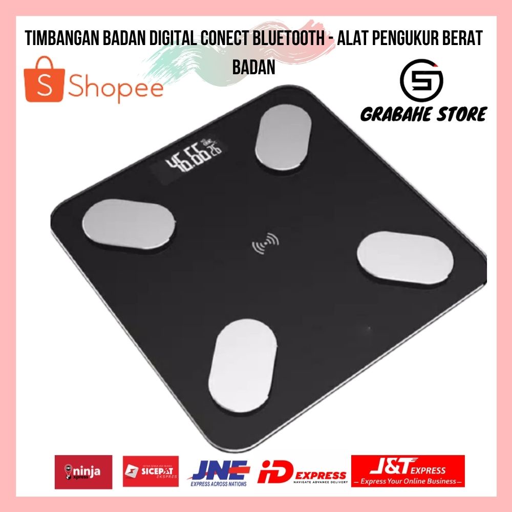 (COD) TIMBANGAN BADAN DIGITAL CONECT BLUETOOTH - ALAT PENGUKUR BERAT BADAN