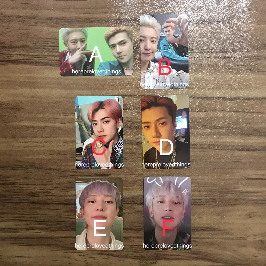 [Official Goods] EXO SC Official Photocard 1Billion Views Park Ocean Paradise Ver Sehun Chanyeol CY