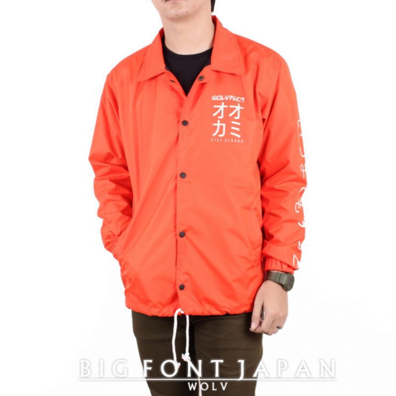 Coach jacket japan windbreaker jaket jepang taslan parasut 1000% original