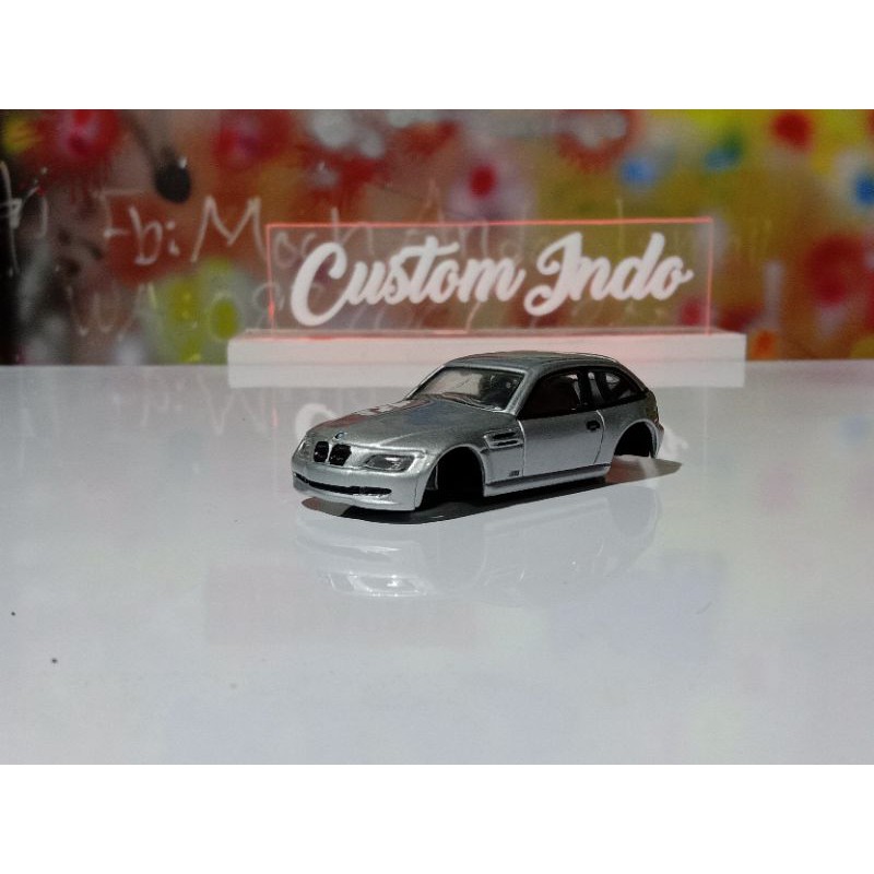 diecast majorette BMW Z3 Coupe repaint silver body only