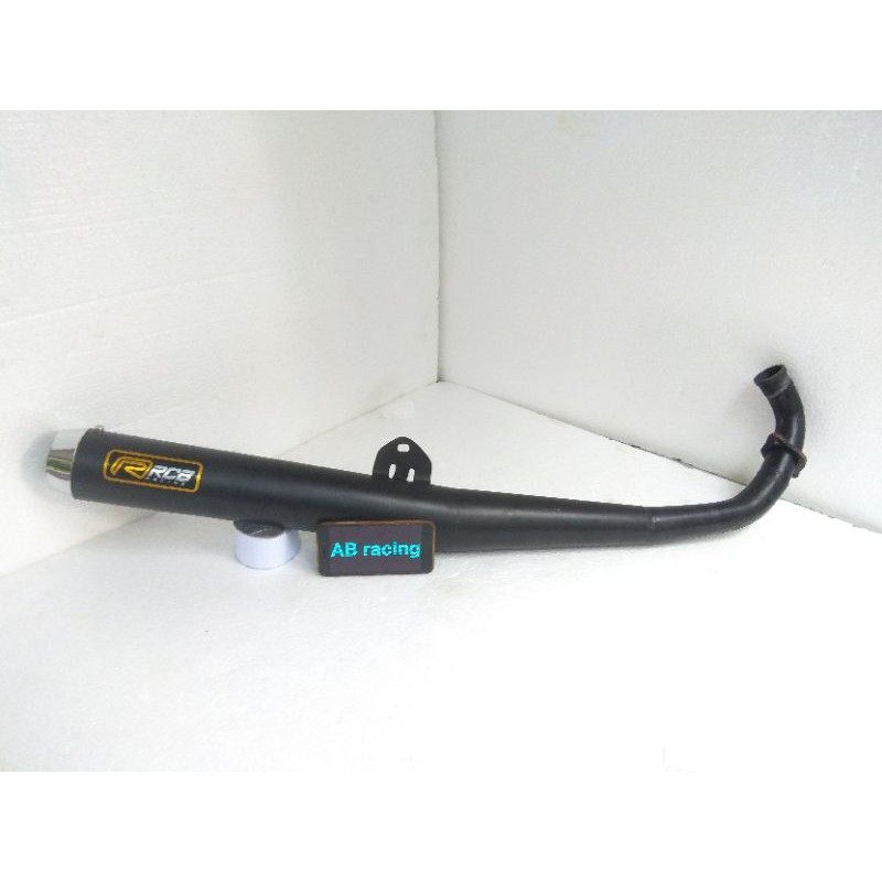 KNALPOT RX KING STANDAR RACING KNALPOT KING STANDAR RACING KNALPOT KING STANDAR HITAM RCB EXHAUST