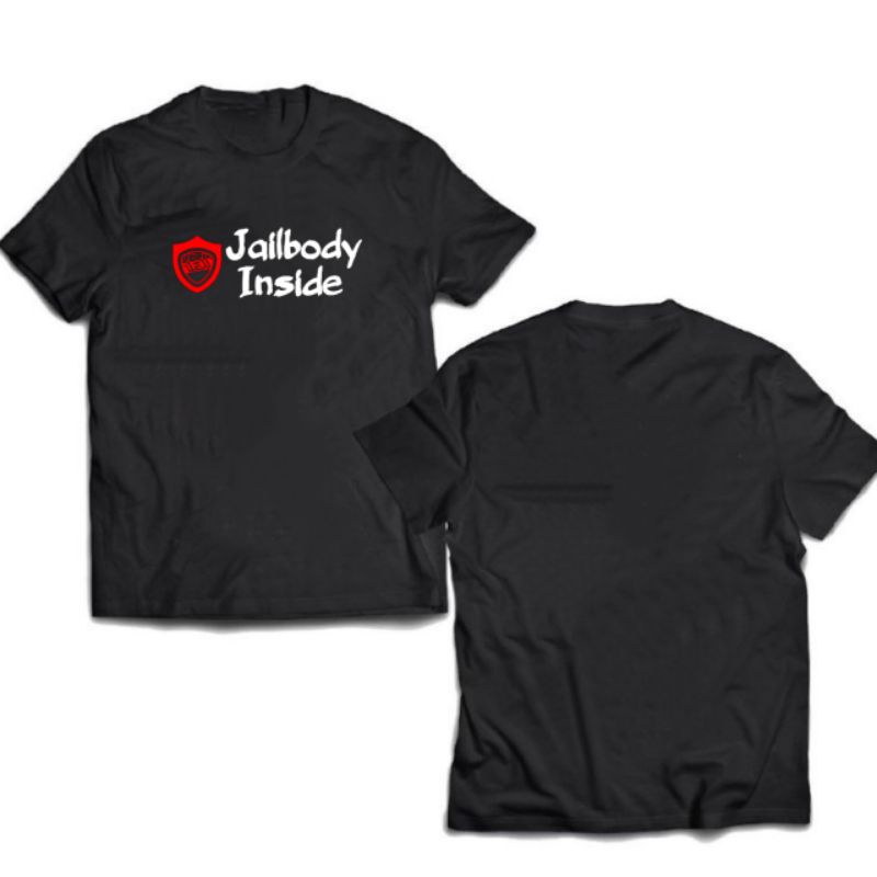 KAOS LOGO JAIL BODY INSIDE / JAILBODY INSIDE DISTRO MUSIK BAND PREMIUM