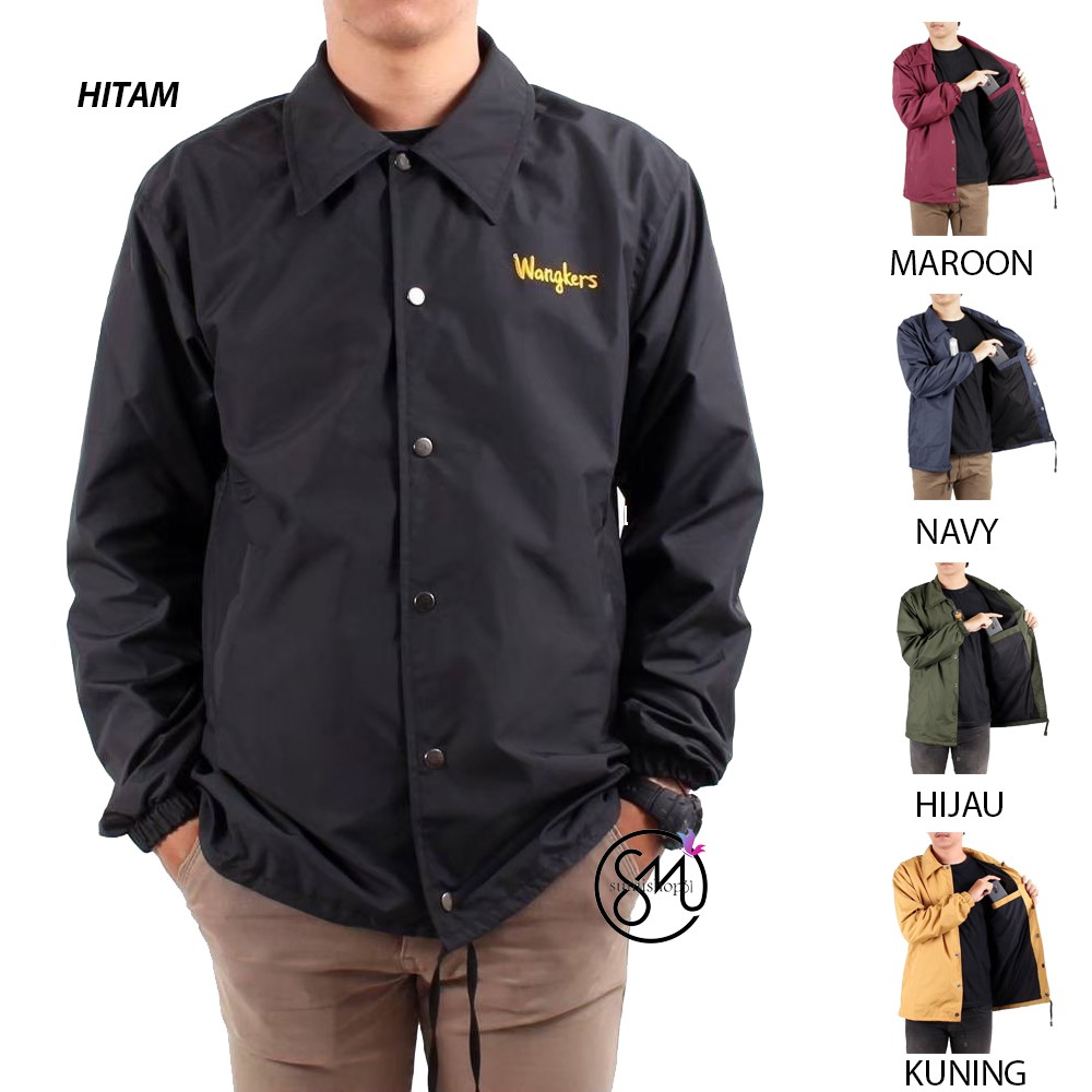 Jaket Coach Wangkers Pria Anti Air Premium Distro