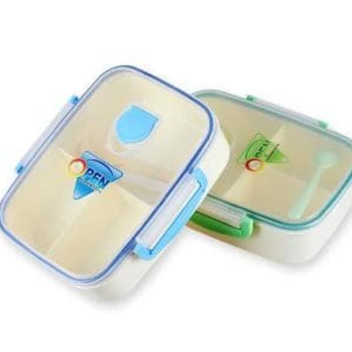 Kotak Makan Bekal Murah Lunch Box 3 Sekat Yooyee 315 Anti Tumpah