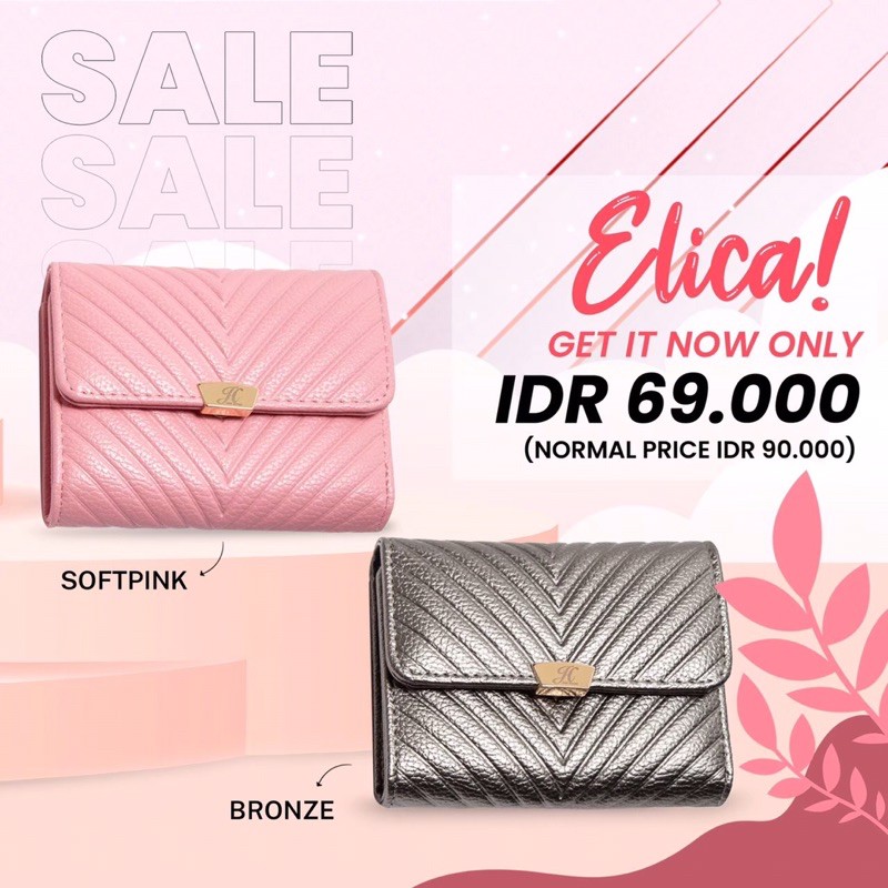 JIMSHONEY ELICA DOMPET KECIL LIPAT WANITA SIMPEL DAN ELEGAN IMPORT MURAH SEDANG DISKON