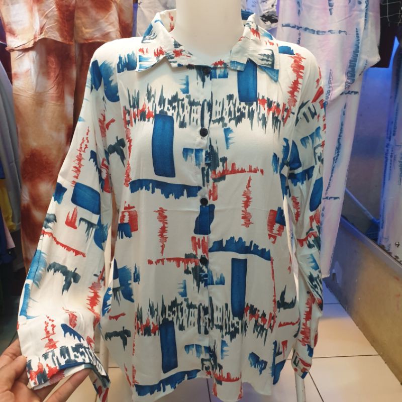 KEMEJA NAGITA SLAVINA/ KATUN RAYON/ KEMEJA TYE DYE