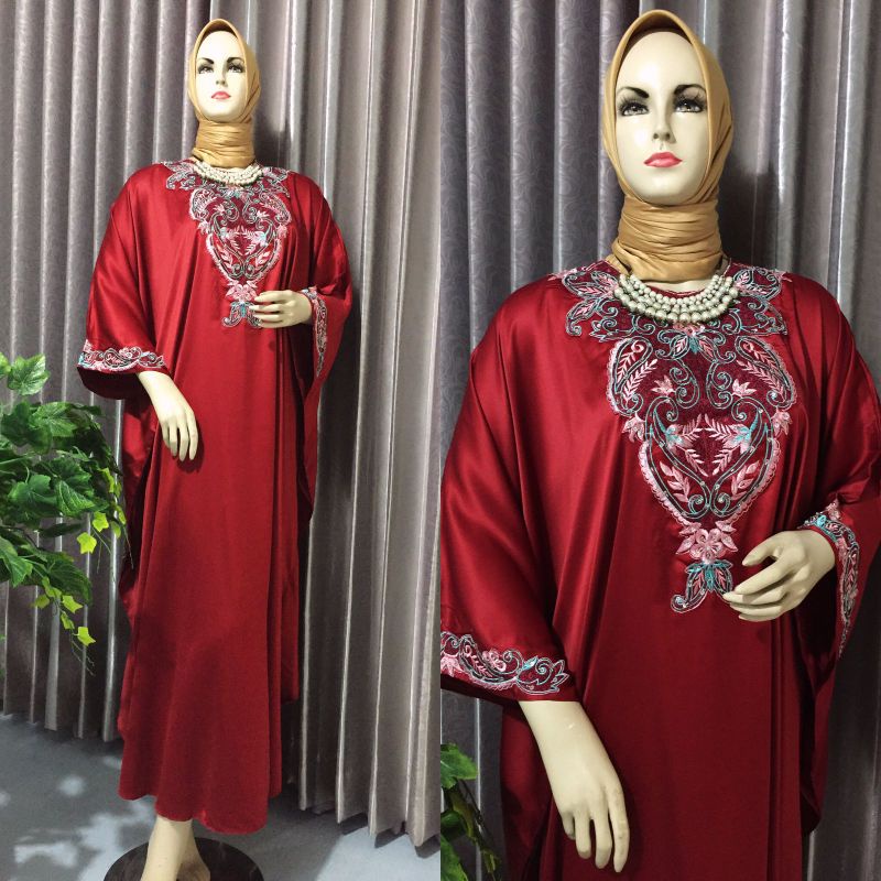 Realpict gamis lebaran murah//gamis kaftan lebaran//gamis kaftan