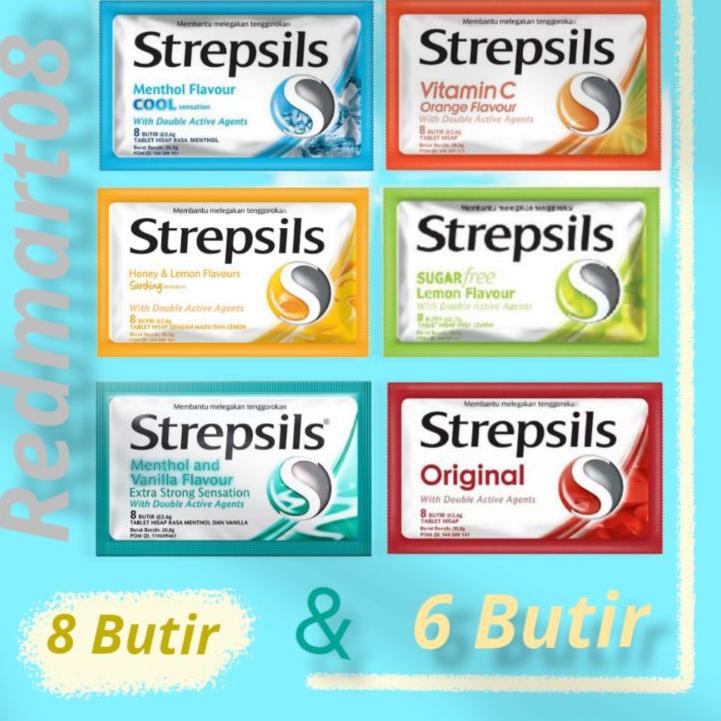 

Terbaru! Strepsils Permen Pelega Tenggorokan Isi 6 / 8 Butir