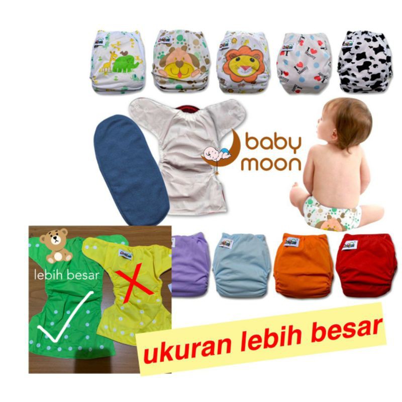 BANDUNG CLODI Popok Kain Bayi Popok bayi eco Clody  Cloth Diaper Clodi bayi dicuci