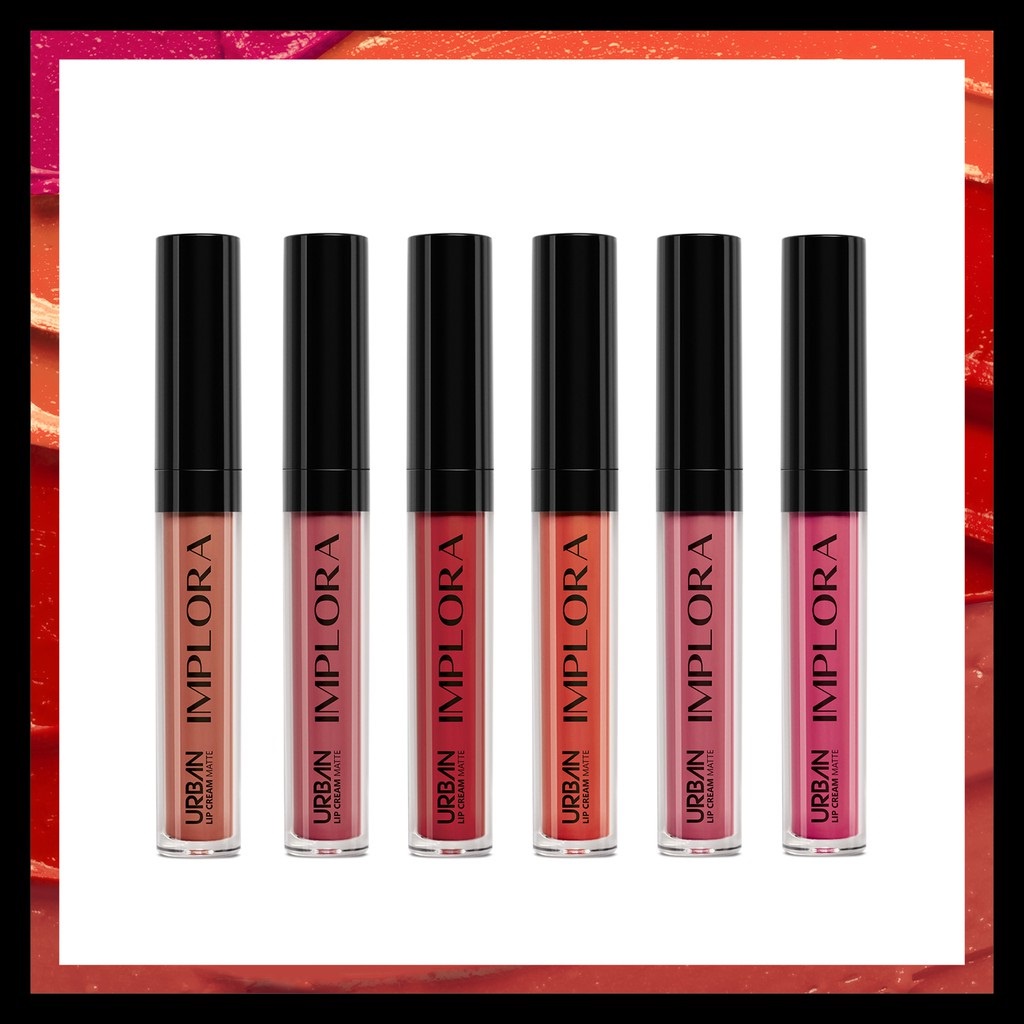 IMPLORA ✔️BPOM Urban Lip Cream Matte Velvet ( lipcream Lipstick Lipstik ) (KIM)