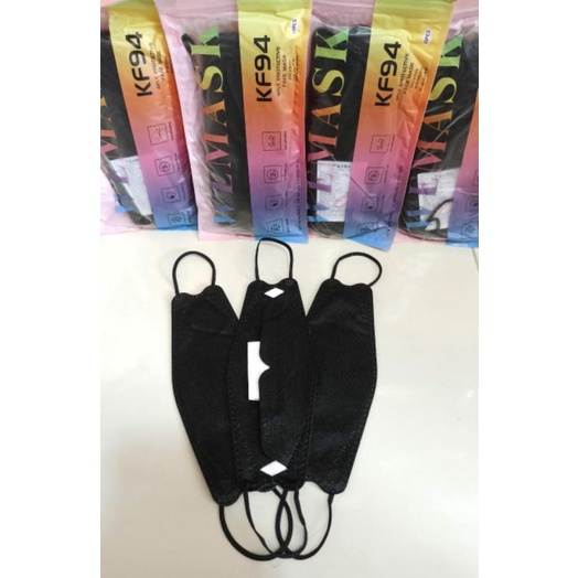 Masker Kf94 4ply We mask warna hitam