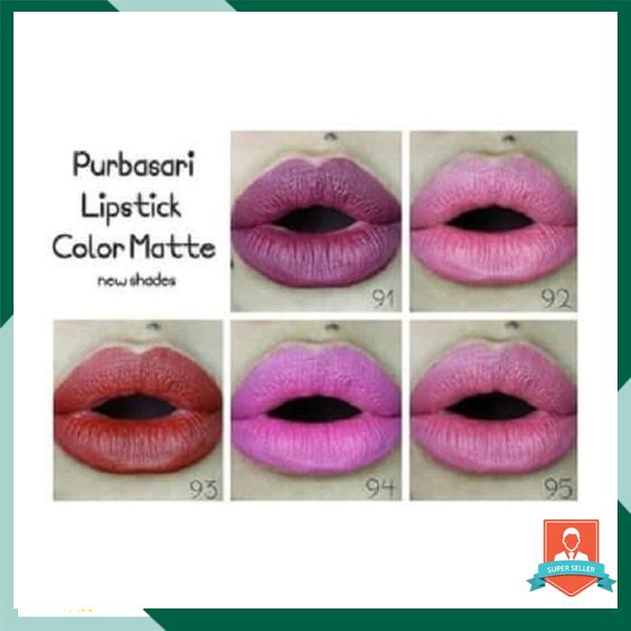 NO 91 - 95 PURBASARI LIPSTIK COLOR MATTE