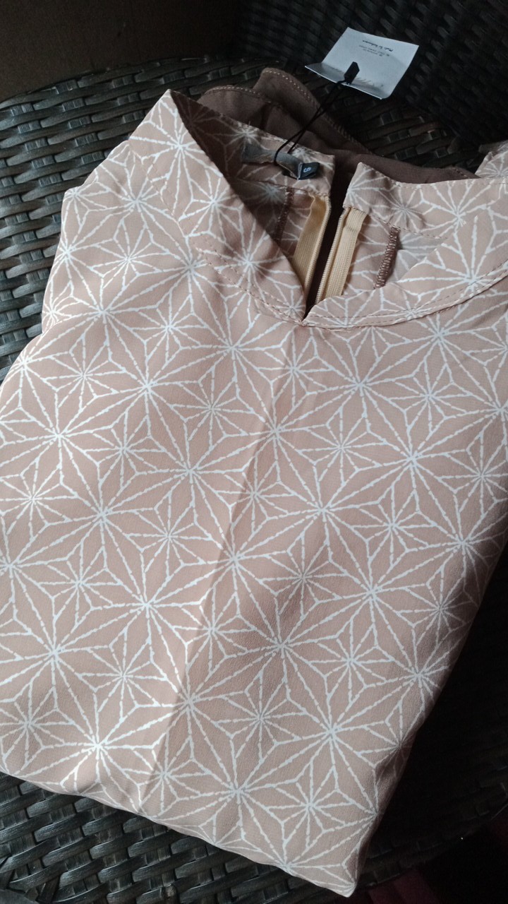 Gamis Muslim Bahan Safir Kombinasi Batik- Airy Dress