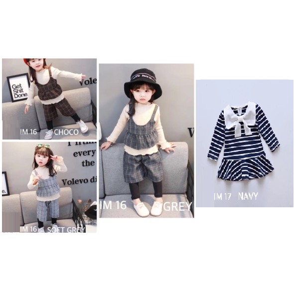 kiddiwear  IM7-17 setelan anak cewek fashion korea