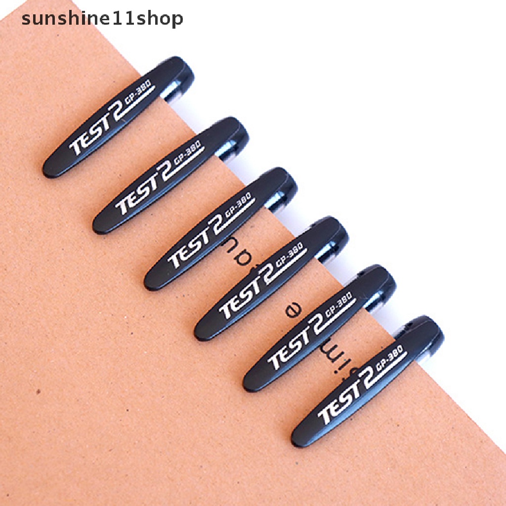 Sho 10pcs Pulpen Tinta Cair 0.5 0.38mm Kualitas Tinggi Untuk Sekolah / Kantor