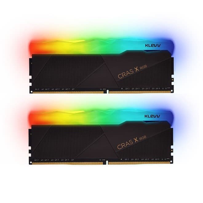 RAM KLEVV DDR4 CRASS X RGB PC25600 3200MHz 32GB - 2X16GB - RGB LED