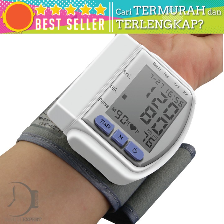 Bisa COD Tensi Darah Digital Pengukur Tekanan Darah Digital Sphygmomanometer - TECHNU CK-102S