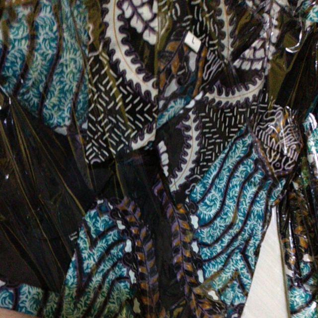 Bswart Batik Hrb026  Kenongo Hem Pendek Padi Pekalongan