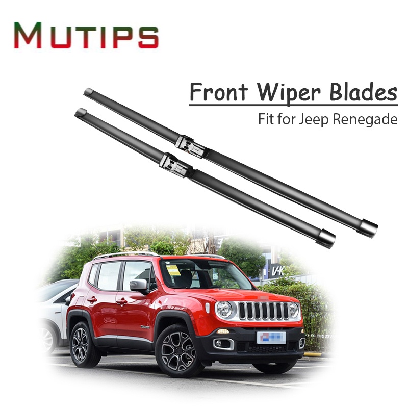 1 Set Karet Wiper Depan Mobil Untuk Jeep Renegade 2018 2017-2014