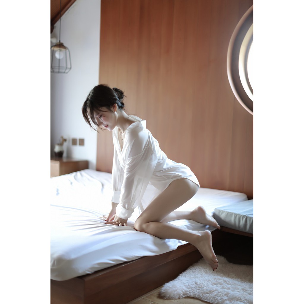 LI-47 kemeja tidur oversize boyfriend sexy baju tidur wanita seksi