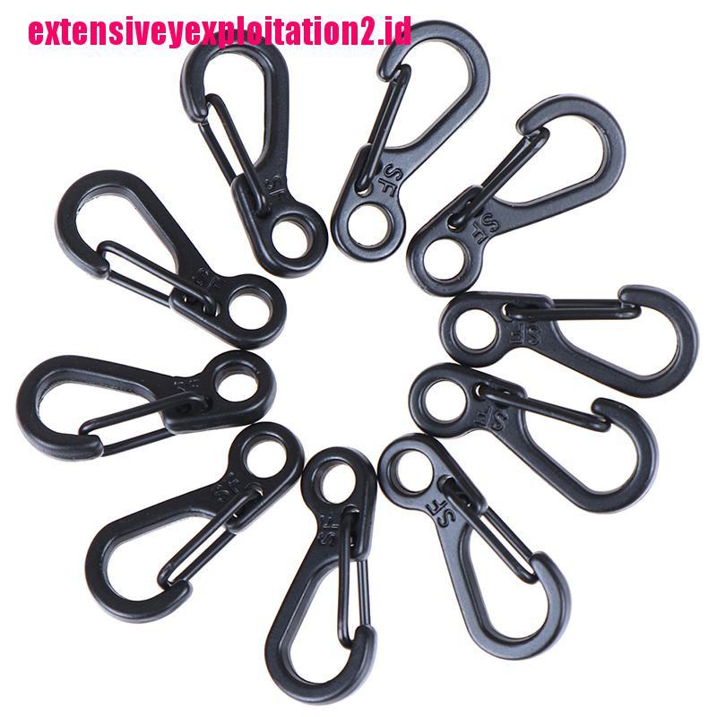 (E2id &amp; &gt; 10pcs Carabiner Mini Untuk Camping