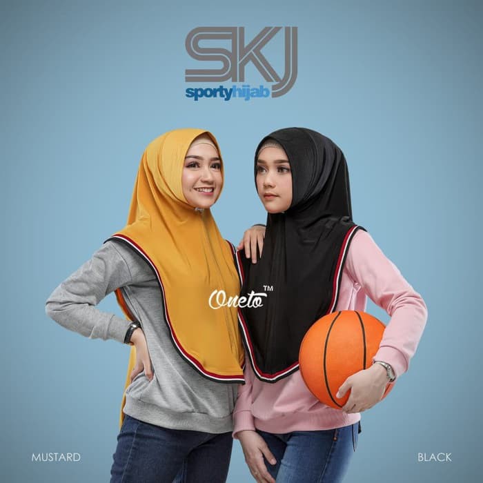 [ COD ] Jilbab Instan Sporty Hijab SKJ Ori by Oneto hijab daily
