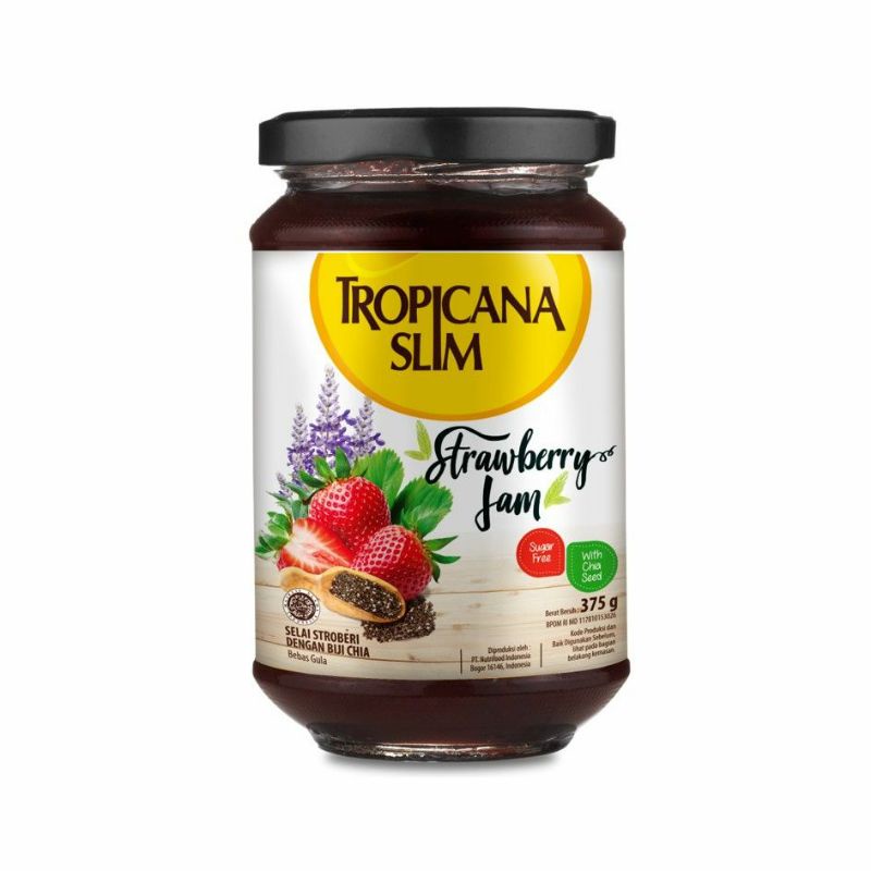 

SELAI TROPICANA SLIM STRAWBERY JAM BEBAS GULA SELAI DIET