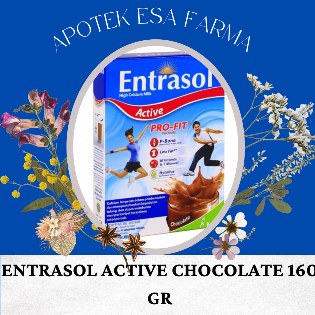 

ENTRASOL ACTIVE CHOCOLATE 160 GR