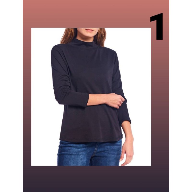 Westbound Longsleeve Mock Neck Tee